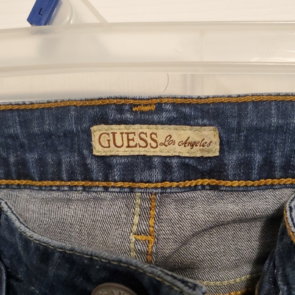 Guess Casual Women's Skinny Jeans in Deep Blue - Picture 5 of 8